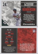 2017 Panini Chronicles Rickey Henderson #96 HOF