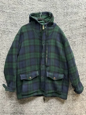 Polo Ralph Lauren Vintage 80’s 90’s Made in USA Wool Coat Hooded Jacket Size L - Image 1 of 4