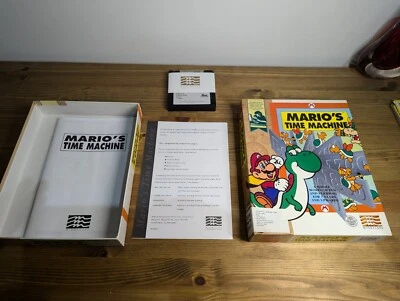 Mario's Time Machine UK Edition MS-DOS Very Rare! Vintage Retro Nintendo 1993 - Image 1 of 4