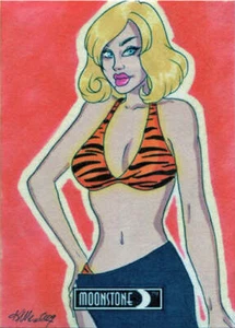 DH 2017 5finity Moonstone Maximum Sketch Card by Kristen Allen V1 - Picture 1 of 1
