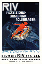 RIV KUGEL + ROLLENLAGER BERLIN - BLACK & DECKER WERBUNG AUTO MOTOR ORIGINAL 1929