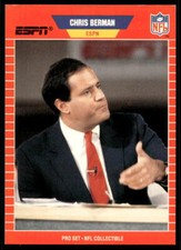 1989 Pro Set 5 Chris Berman    Football Card