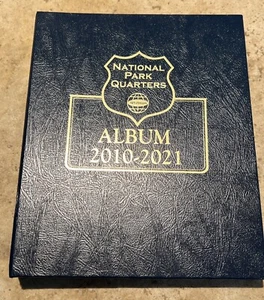 Whitman Münzalbum 3056 National Park Quarter Date Set 2010-2021 Buch 25 Cent - Bild 1 von 11
