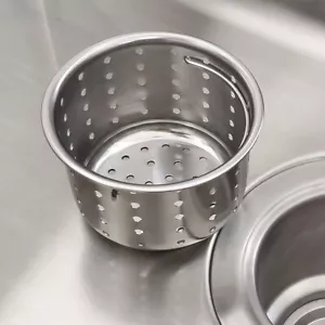 Kitchen Sink Drain Basket Only, 3-inch Basket for Kitchen Sink Strainer , Dee... - Picture 1 of 7