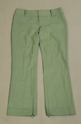 Alice + Olivia Women's Stacey Slim-Fit Ankle-Length Pants LC7 Mint Green Size 0 - Image 1 of 4