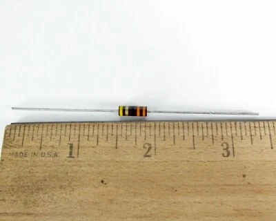 Lote de (183) resistencias de composición de carbono Allen Bradley RCR20G330JS 33 ohmios 1/2 W Foto 1 de 3