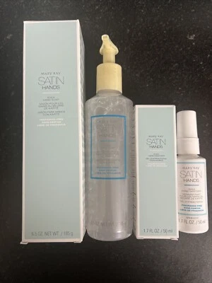 Новое в коробке атласное мыло для рук ши Mary Kay 6,5 унции и дезинфицирующее средство 1,7 унции без запаха - Изображение 1 из 4