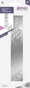 Crafter's Companion - Gemini - FoilPress - Foil Stamp Die - Border Floral NEW - Picture 1 of 3