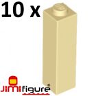 New 10 X Lego 1X1x3 Brick Tan 14716 Genuine Bulk Lot Yellow Brown