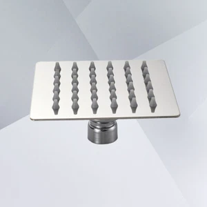 8 Inch Edelstahl -Top -Spray -Dusche Wasserfall Duschkopf Quadratischer - Bild 1 von 11
