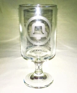 Vintage Bell Systems AT&T Perfect Attendance 1982 Switched Services Award Glass - Picture 1 of 6
