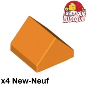Lego 4X Schräge Ziegel Pente Inclinée 45 1X1 Doppel Dach Orange 35464 NEU - Picture 1 of 1