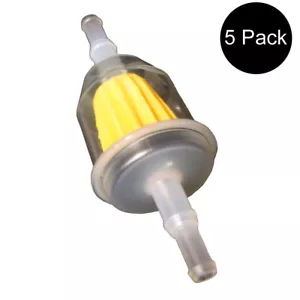 5 Fuel Filters Fits Simplicity Derby Pacer Fits Scag 49019-7005 Fits Great Dane - Picture 1 of 6