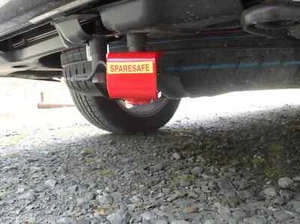 SpareSafe Spare Wheel Security Device VW T5 T6 T6.1 Transporter Caravelle Kombi - Picture 1 of 5