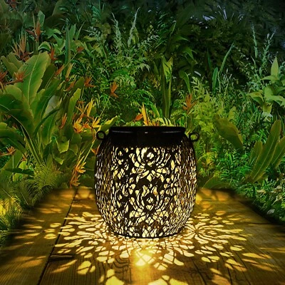 Linternas Solares Exterior Luces Colgantes: IP65 Impermeable Rosa Solar Linterna De... Foto 1 de 4