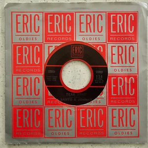 Santo & Johnny (e) Sleep Walk / Tear Drop - Ex Condition Import Reissue 7" - Picture 1 of 6