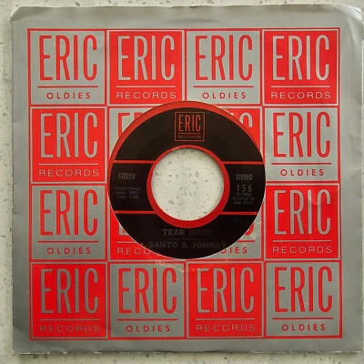 Santo & Johnny (e) Sleep Walk / Tear Drop - Ex Condition Import Reissue 7" - Image 1 of 4