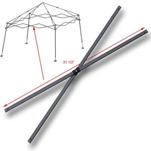 Für Quik Shade EX64 10x10 schräges Bein Baldachin MITTLERE TRAVERSENSTANGEN Ersatzteile - Bild 1 von 1