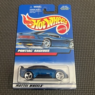 Hot Wheels 1997 Pontiac Rageous Blue Concept High Performance Crossover 4 Door - Image 1 of 2