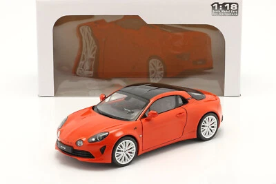 ALPINE A110S HERITAGE COLORS ORANGE SANGUINE 2021 SOLIDO S1801609 1:18 RENAULT - Photo 1/4