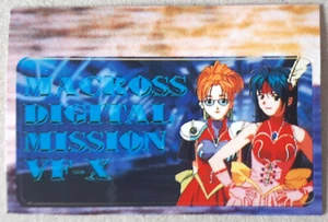Memory Card Official Sticker MACROSS DIGITAL MISSION VFX Japanese PlayStation 96 - Picture 1 of 1