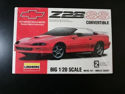 Rare - Lindberg 1:20 Camaro Z28 SS Convertible Kit No. 72585 - New & Sealed! - Image 1 of 4