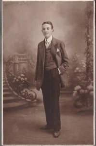 PHOTO François LAUCELLE CDV Souvenir Classe 1920 datée du mercredi 18 sept. 1918 - Imagen 1 de 2