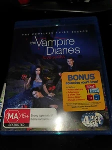 The Vampire Diaries Third Season 3 BLU RAY bluray 4 disc set good condition fp - Picture 1 of 1