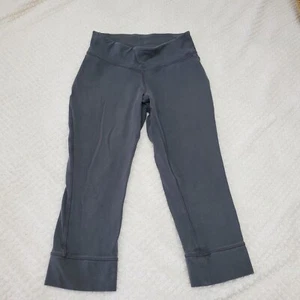 patagonia Small Womans Jogging Capri Gray Tight Weight - Picture 1 of 6