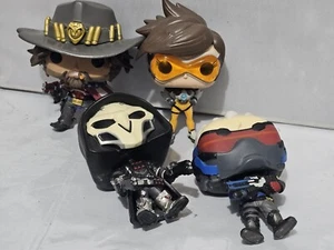 Funko Pop Overwatch #96 soldatino #92 Tracer #93 Reaper #182 McCree solo Gamestop - Foto 1 di 7