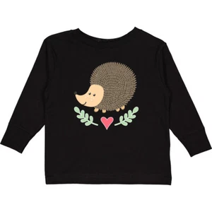 Inktastic Hedgehog Lover Girls Outfit Toddler Long Sleeve T-Shirt Animals Baby - Picture 1 of 9