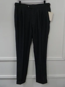 Herren Suitsupply Brescia Hose Flanell Wolle Grau Größe 23 EU46S UK/US36S - Bild 1 von 7