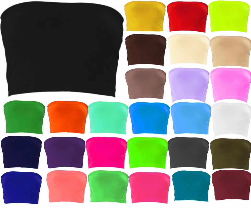 Seamless Tube Bra Bandeau Top - Image 1 of 1