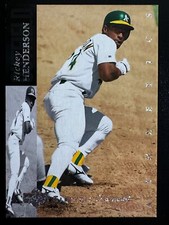 Rickey Henderson 1994 Upper Deck Electric Diamond Baseball Card Athletics #60