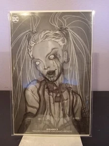 DCEASED 3 John Giang Elite Exclusive Cover HARLEY QUINN B/W LIM 102/1000 - Picture 1 of 12