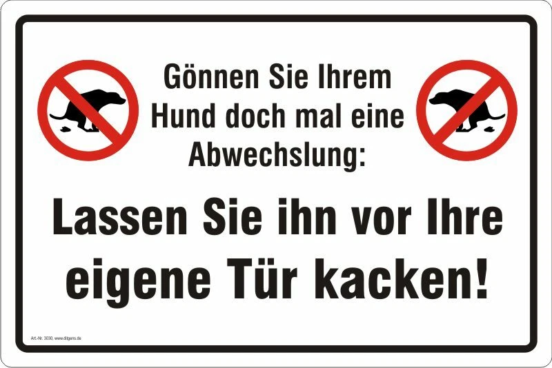 AMSTAFF Hundeschild Aus Aluminium Dibond – 3 Mm Dick, 20x30 Cm – Wetterfest, Made In Italy
