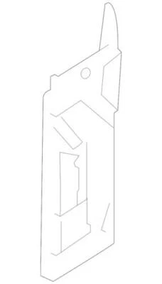 Genuine Ford 2015-2023 Transit-350 Transit-350 HD Latch Cover EK4Z-61266B26-AA - Image 1 of 2