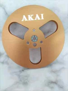 One Pair Standard New 7'' akai gold tape reel for reel to reel tape recorder - Picture 1 of 6