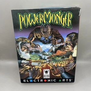 VINTAGE POWERMONGER BIG BOX IBM PC GAME BRAND NEW not sealed 1992 EA bullfrog  - Picture 1 of 10