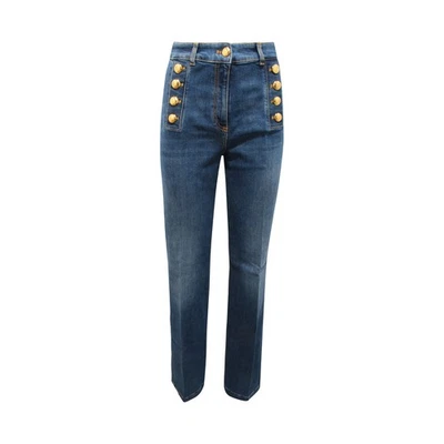 O1014 WOMENS ELISABETTA FRANCHI WOMENS DENIM TROUSERS LEG JEANS - Image 1 of 4