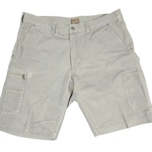 C.E. Schmidt Workwear Shorts Mens 42 Gray Cargo Carpenter Utility Pockets Work - Picture 1 of 5