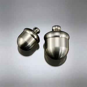 Pure Titanium Pill Holder Case Container Organizer Waterproof Portable Keychain - Picture 1 of 14