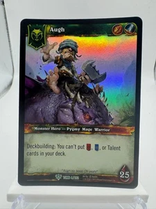 World of Warcraft TCG Tomb Foil Hero Augh - Imagen 1 de 2