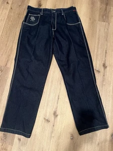 Vintage FUBU Jeans Herren 38x45 Big And Tall Hip Hop Y2K Blau - Bild 1 von 19