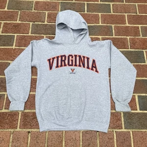 Virginia Cavaliers Hombres Pequeña Sudadera con Capucha Gris UVA Oarsman 913 - Imagen 1 de 6