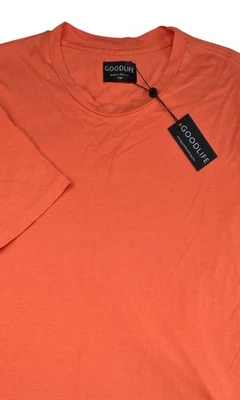 Camiseta Goodlife Supima Crew Para Hombre Grande Emberglow NUEVA Foto 1 de 4