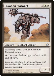 (4x) LOXODON STALWART - Fifth Dawn – MTG Magic the Gathering Card - Uncommon - Picture 1 of 5