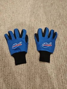 NFL Buffalo Bills Football Sport Utility Work Grip Gloves One Size Fits Most - Picture 1 of 2