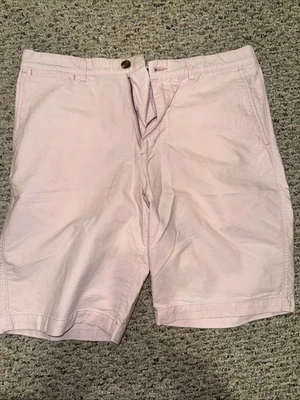 Merona Shorts Mens Size 32 Pink Bermuda Regular Fit Flat Front Casual Fit - Изображение 1 из 3