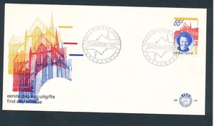 D466488 Netherlands FDC Buildings Architecture Queen Beatrix NVPH 190 - Picture 1 of 1